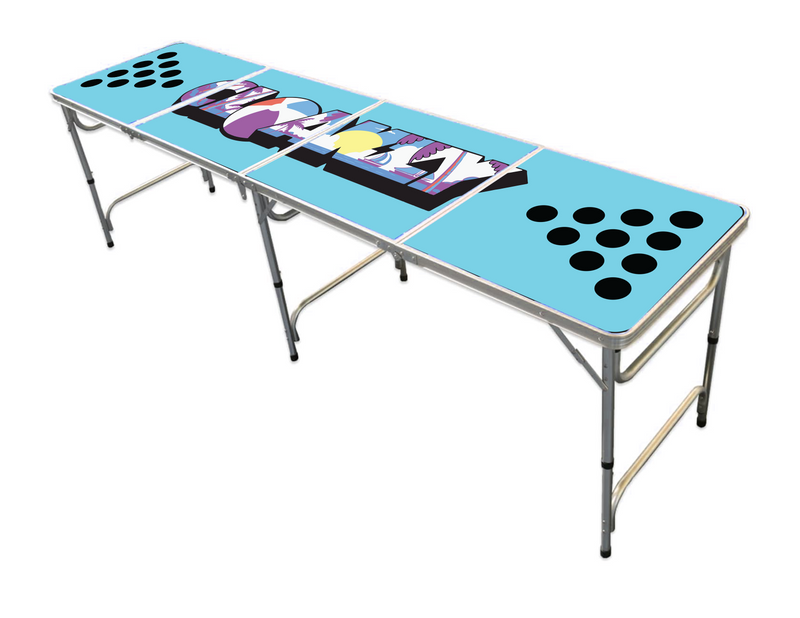 Cloakzy Beach Logo Beer Pong Table